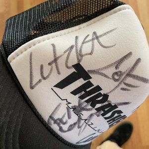 Signed thrasher trucker hat